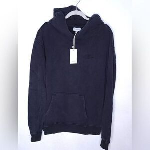 NWT Club Paradise Midnight Hoodie Vintage Black - Romance Embroidered - Size XL